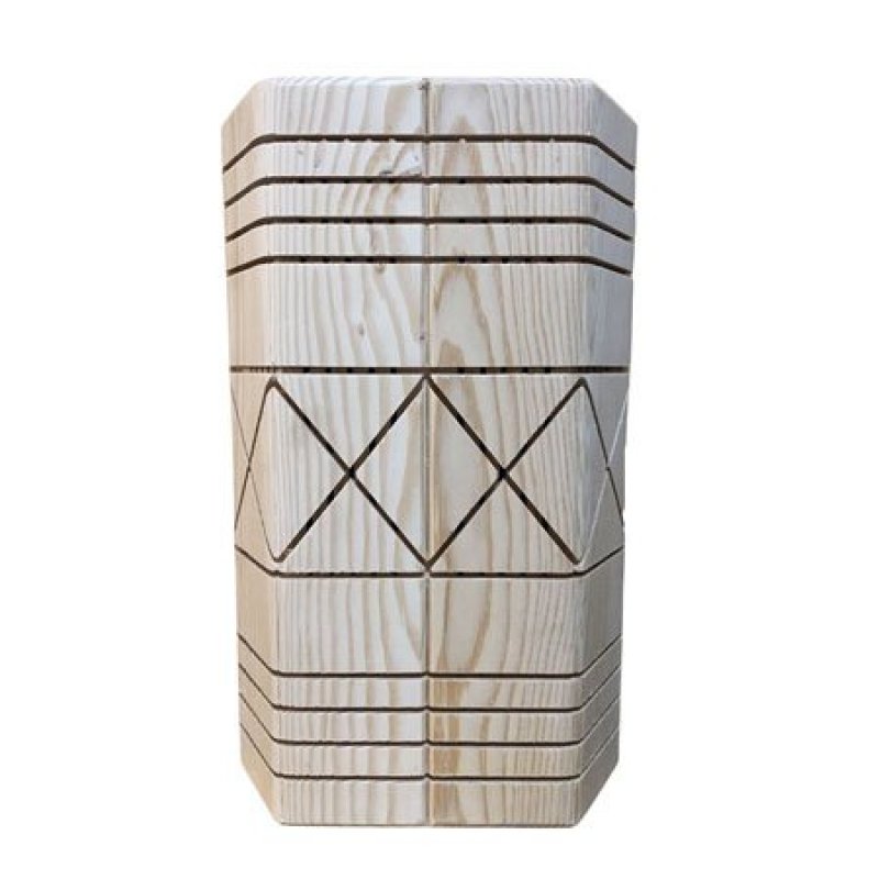 Sauna-Wandleuchte aus Holz