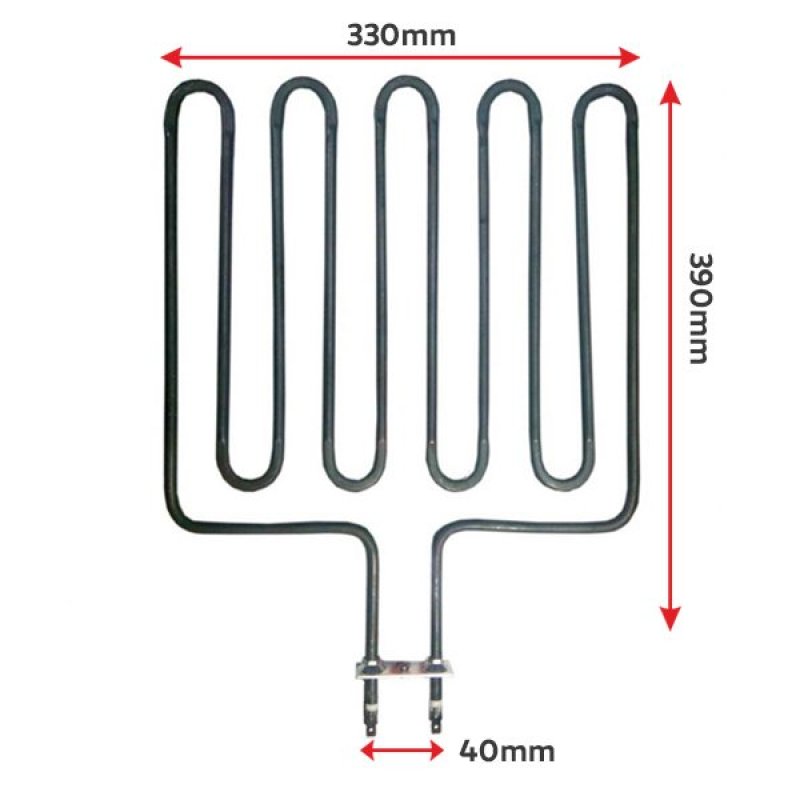 Heizelement für Saunaöfen